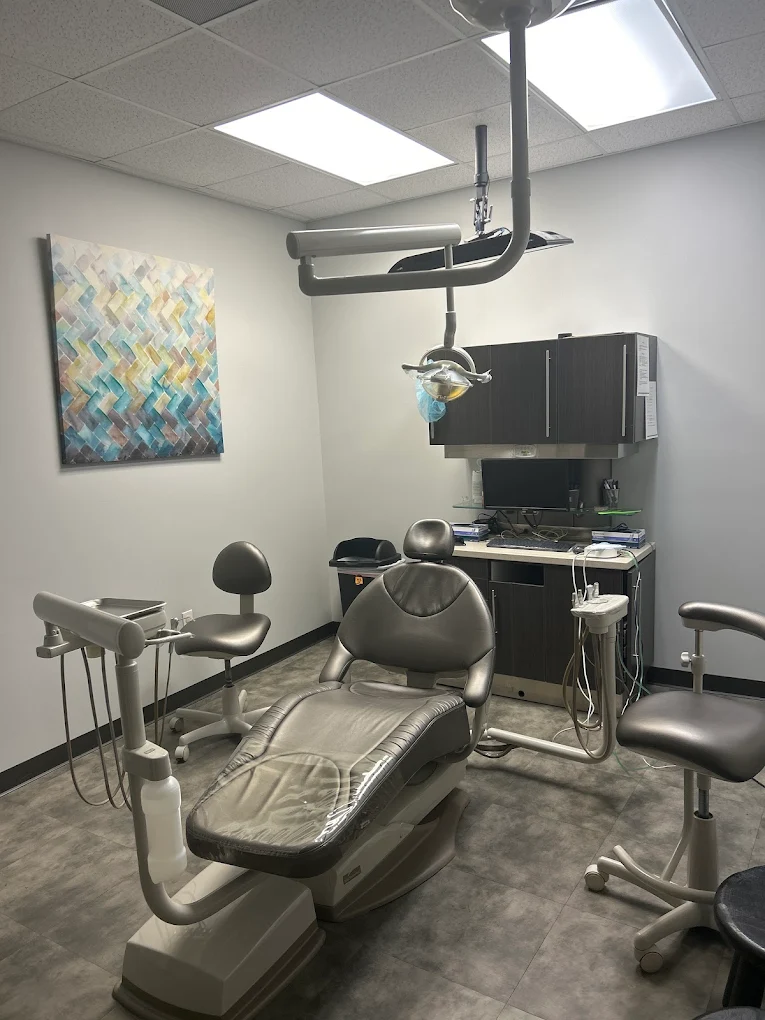 Modern treatment room at Mi Smile Family Dental in Houston, TX